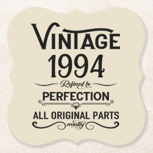 Porta-copo De Papel Aniversário de 30 anos personalizado preto