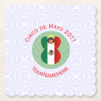 Anjo Personalizado do Cinco de Mayo Mexicano 