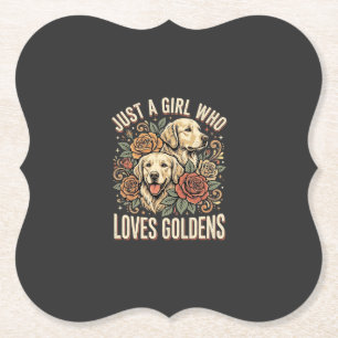 Porta-copo De Papel Apenas uma garota que ama Goldens