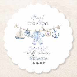 Porta-copo De Papel Aquahoque é um chá de fraldas