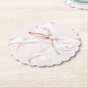 Porta-copo De Papel Arco rosa Ela é Casando