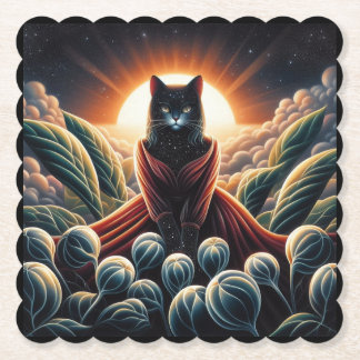 Porta-copo De Papel Arte Digital Fantástica: Céu Noturno Causado