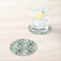 Arte subaquática de peixes e corais em acrílico