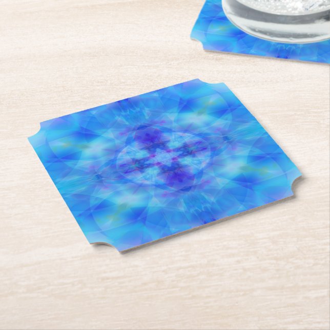 Porta-copo De Papel Asas Azuis (Angular)