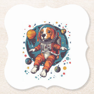 Porta-copo De Papel Astronaut Beagle � Explorador Espacial Cão