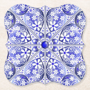 Porta-copo De Papel Azul cerâmico de Grécia