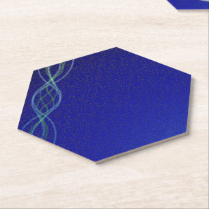 Porta-copo De Papel Azul escuro