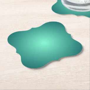 Porta-copo De Papel Azul Teal Verde Claro para Tons Escuros