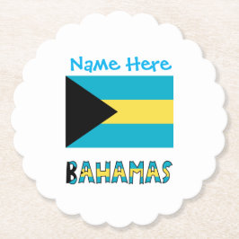 Porta-copo De Papel Bahamas Bahamas Bandeira Partido da Personalização