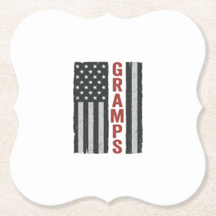 Porta-copo De Papel Bandeira Americana Vintage Patriótico Gramps Vecto