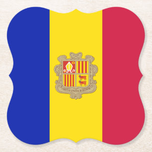 Porta-copo De Papel Bandeira Andorra