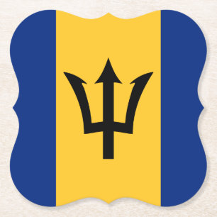 Porta-copo De Papel Bandeira Barbados