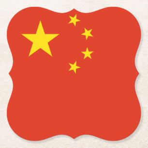 Porta-copo De Papel Bandeira da China (Chinês)