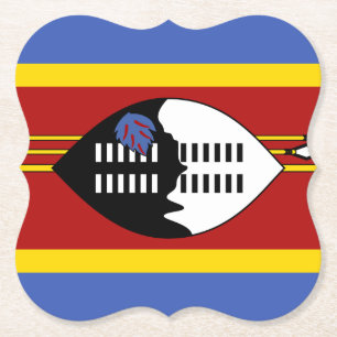Porta-copo De Papel Bandeira da Suazilândia