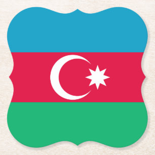 Porta-copo De Papel Bandeira do Azerbaijão
