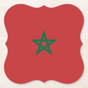 Porta-copo De Papel Bandeira Marrocos