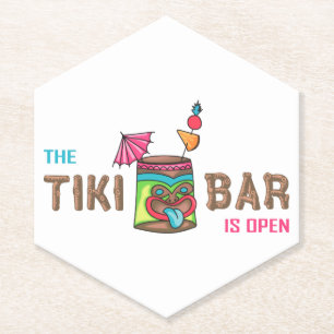 Porta-copo De Papel Bar Tiki