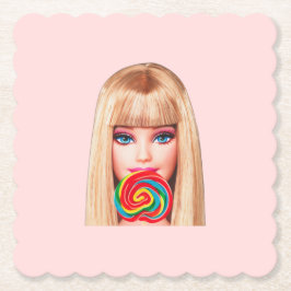 Porta-copo De Papel Barb Paper Coaster