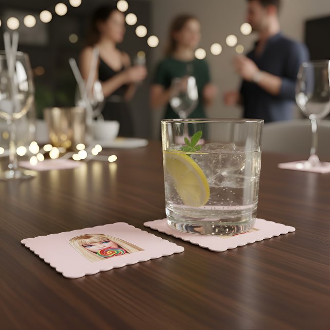 Porta-copo De Papel Barb Paper Coaster (Criador carregado)