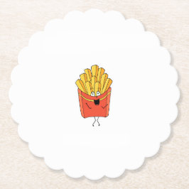 Porta-copo De Papel Batata frita temática