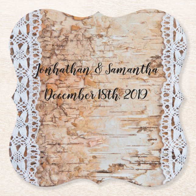 Porta-copo De Papel Bebida Coasters country laje de madeira Bordo (Frente)