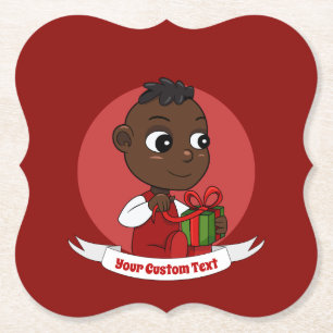 Porta-copo De Papel Bela Porta copos de papel para bebê de Natal