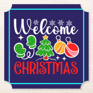 Porta-copo De Papel Bem-vindo Natal-63758