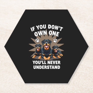 Porta-copo De Papel Best Rottweiler Art For Men Women Kids Rottie Rott