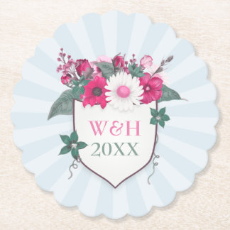 Porta-copo De Papel Blindagem monográfica floral