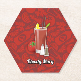 Porta-copo De Papel Bloody Mary Cocktail