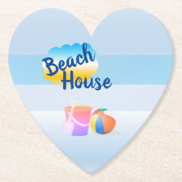 Porta-copo De Papel Blue Beach House Paper Porta copos 2