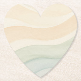 Porta-copo De Papel Boho Waves Design