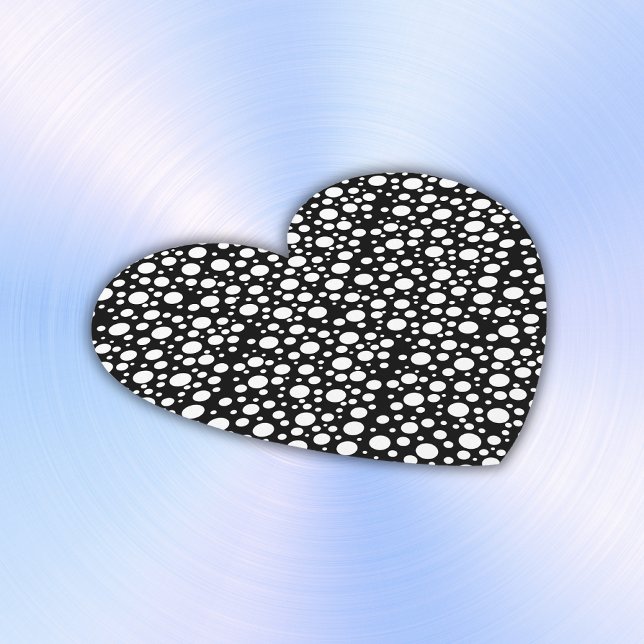 Porta-copo De Papel Bolinhas brancas em preto | (Criador carregado)