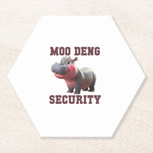 Porta-copo De Papel Bonito MOO NEGADO Pai DE SEGURANÇA Bebê Hippo Papa