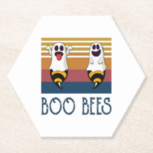 Porta-copo De Papel Boo Beers Casal Ghost Halloween