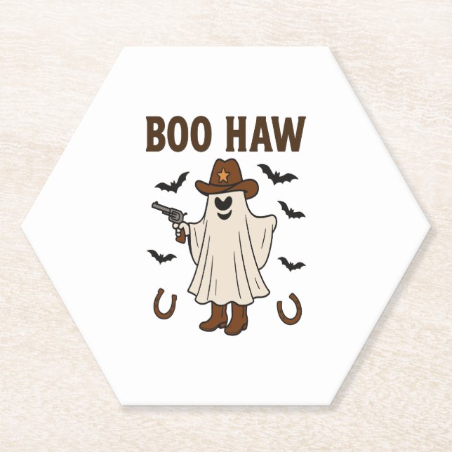 Porta-copo De Papel Boo Haw (Frente)
