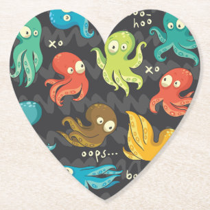 Porta-copo De Papel Boo Octopus Multicolor Kids Clothing & Décor