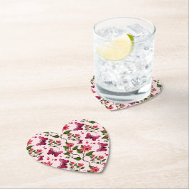 Porta-copo De Papel Borboleta Floral Midnight Bloom