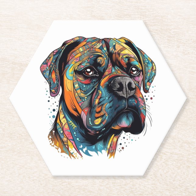 Porta-copo De Papel Boxer Buddies Playful File Summary Digital (Frente)
