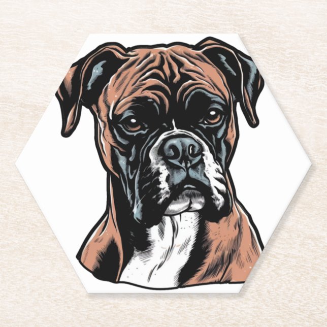 Porta-copo De Papel Boxer Buddy Humorous Protetor (Frente)