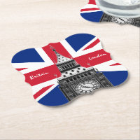 British Flag & Big Ben - Londres, Reino Unido/adep