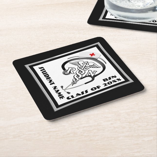 Porta-copo De Papel BSN - Graduação de Formando RN (Angular)