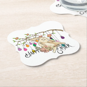 Porta-copo De Papel Bunny comemora o dia da Páscoa