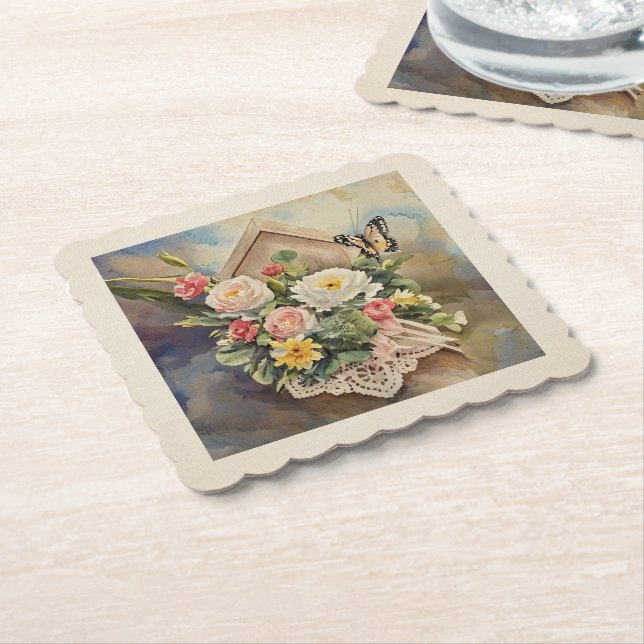 Porta-copo De Papel Buquê de Birdhouse - Porta copos de Papel (Angular)