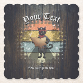Porta-copo De Papel Busca Sunset do gatinho Buccaneer