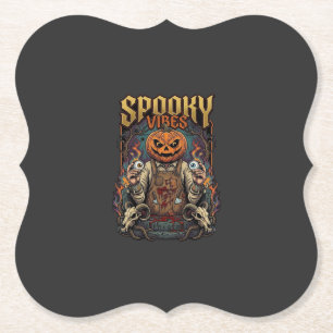 Porta-copo De Papel Cabeça de Abóbora de Halloween Spooky Vires Segura