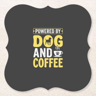 Porta-copo De Papel Cachorro Amante De Café Energizado Por Design