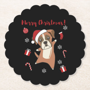 Porta-copo De Papel Cachorro Cachorro Natal Neve Cães de inverno
