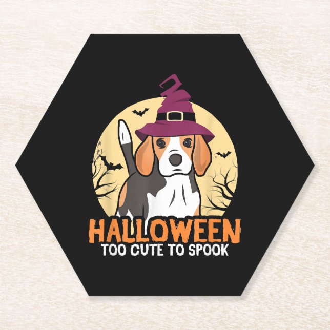 Porta-copo De Papel Cachorro Halloween (Frente)