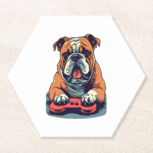 Porta-copo De Papel Cachorro Reproduz Videos games